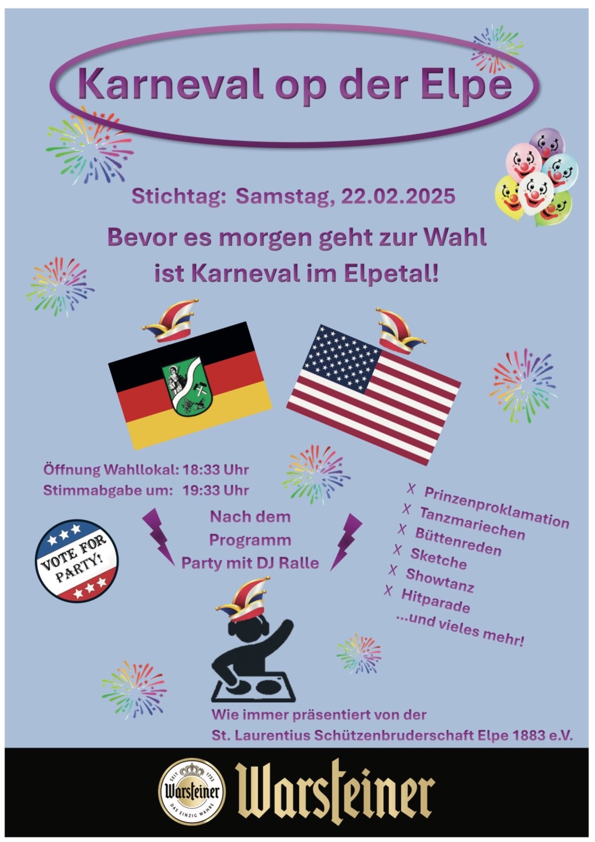 Karneval op der Elpe 2025