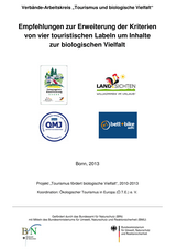 Recommendations for tourism and quality labels