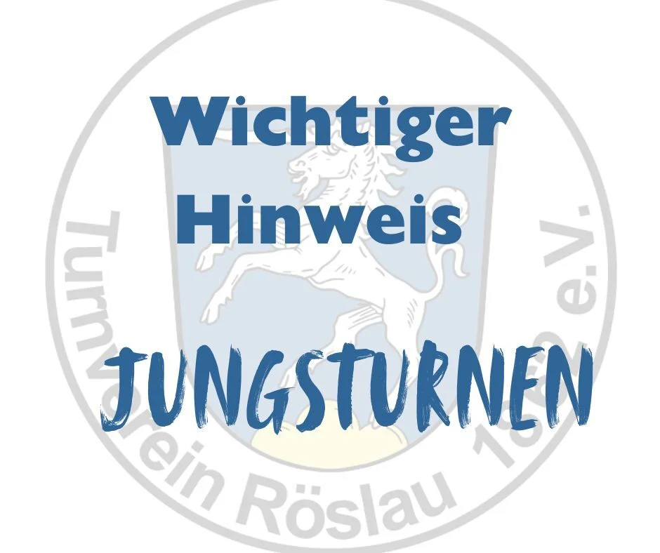 Hinweis Jungsturnen