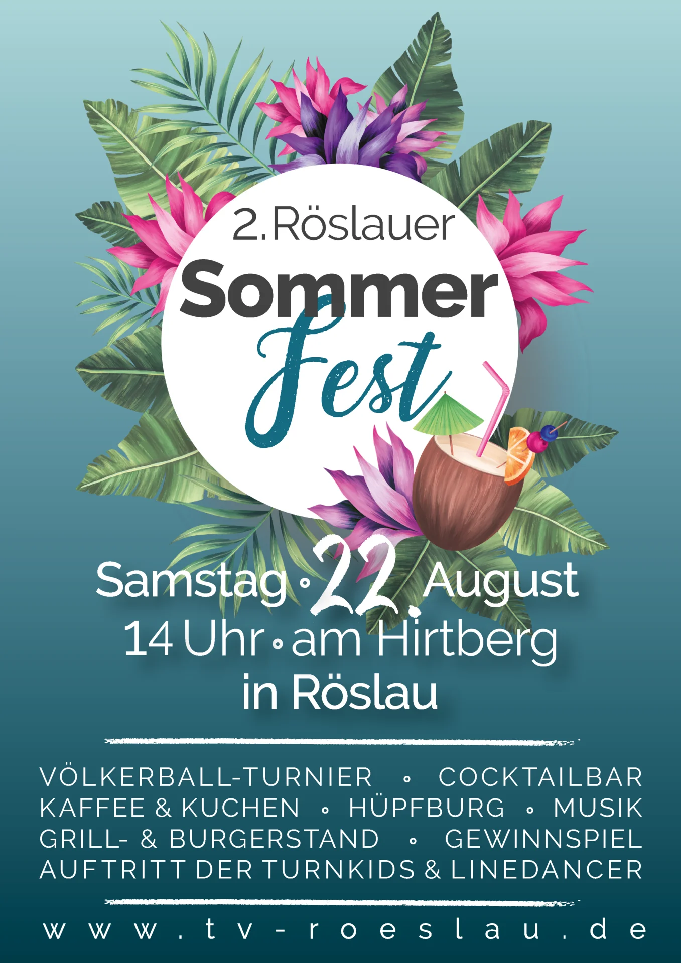 Plakat Sommerfest 2026