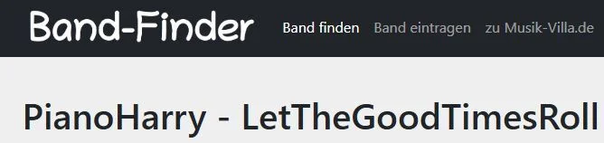 Let the Good Times Roll Bandfinder-