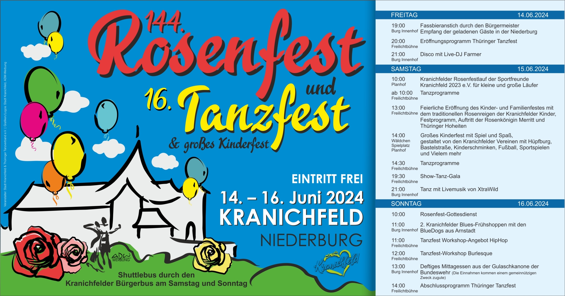 Tanz- und Rosenfest 2024 Kranichfeld