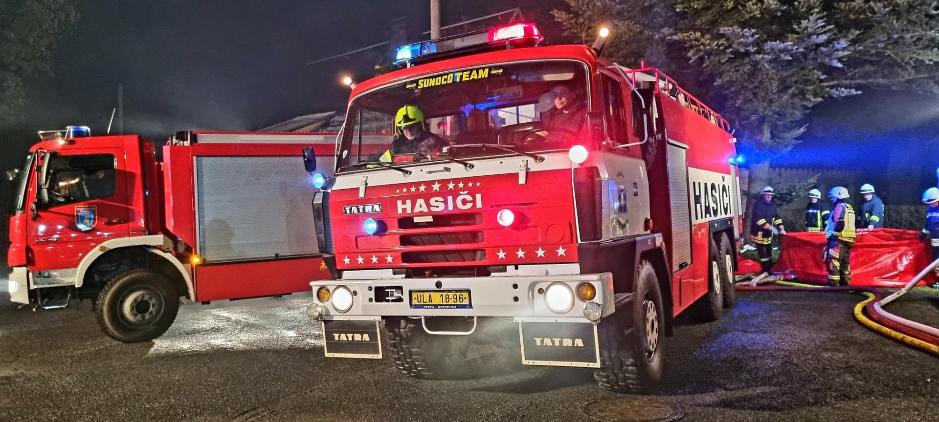 Großtanklöschfahrzeug der Feuerwehr Petrovice