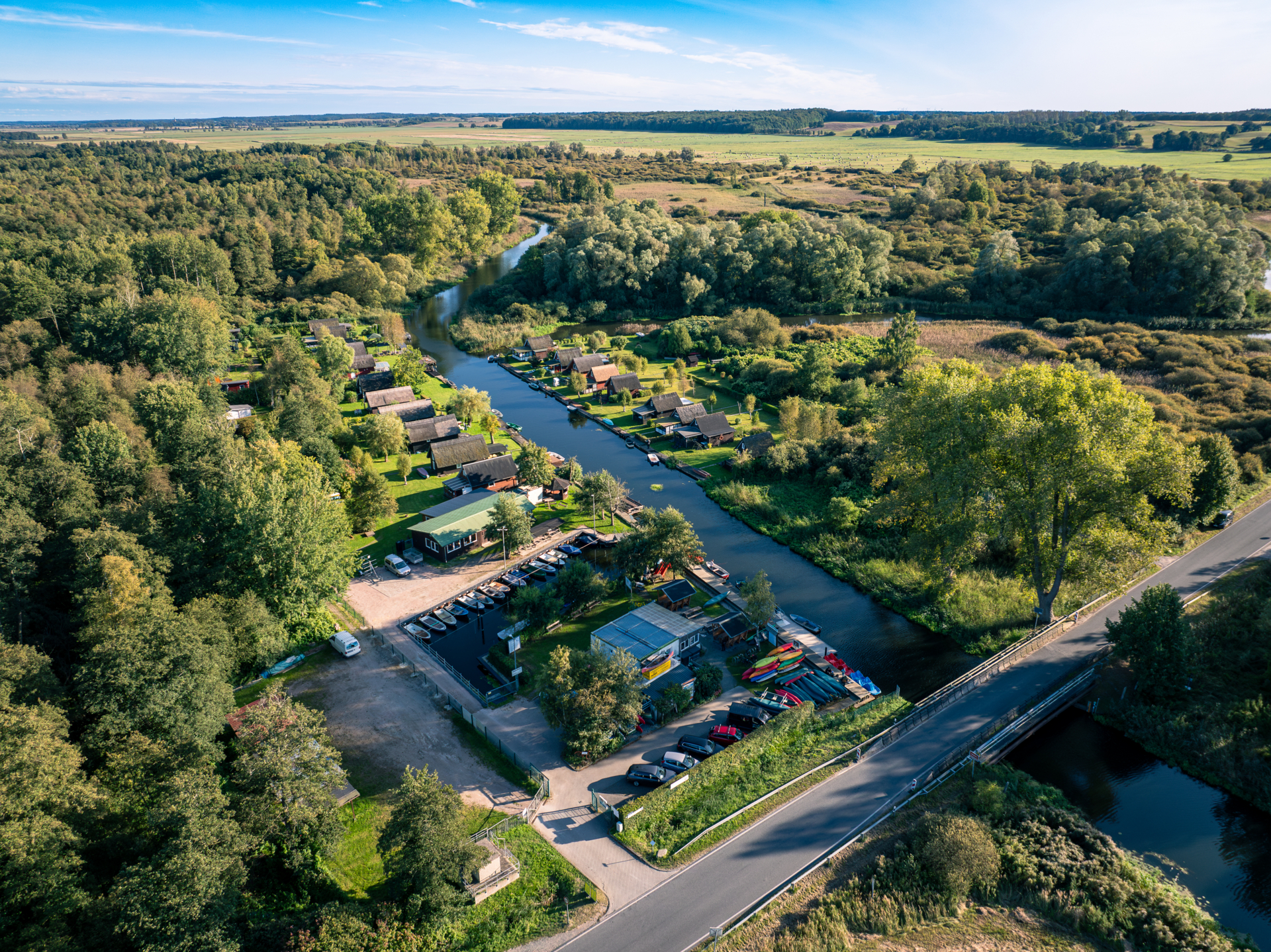 Wasserwanderrastplatz von Oben 