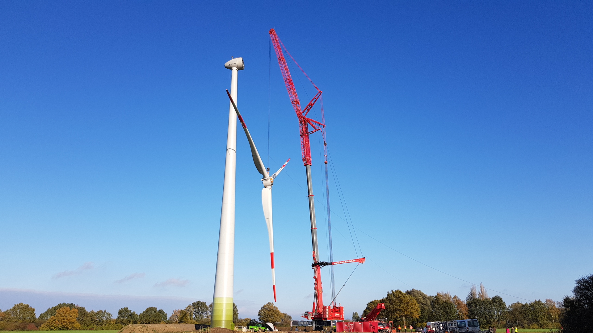 BEnGSHG-WEA wird aufgebaut