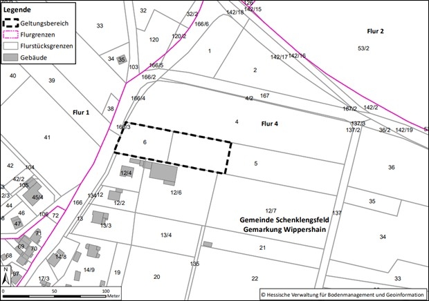 Geltungsbereich (16. Änderung des Flächennutzungsplans zum Bebauungsplan)