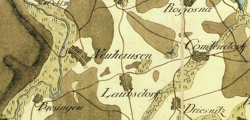 Koppatz (Smettausches Kartenwerk, Blatt Cottbus 1767-1787)-2