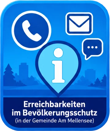 Schaltfläche für die Erreichbarkeiten im Bevölkerungsschutz