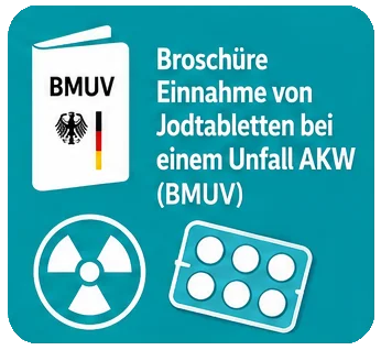 Broschüre - Einnahme von Jodtabletten bei Reaktorunfällen