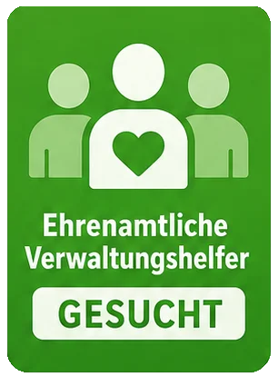 ehrenamtliche Verwaltungshelfer gesucht