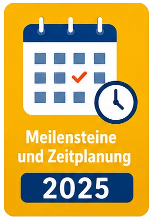 Meilensteine und Zeitplanung 2025