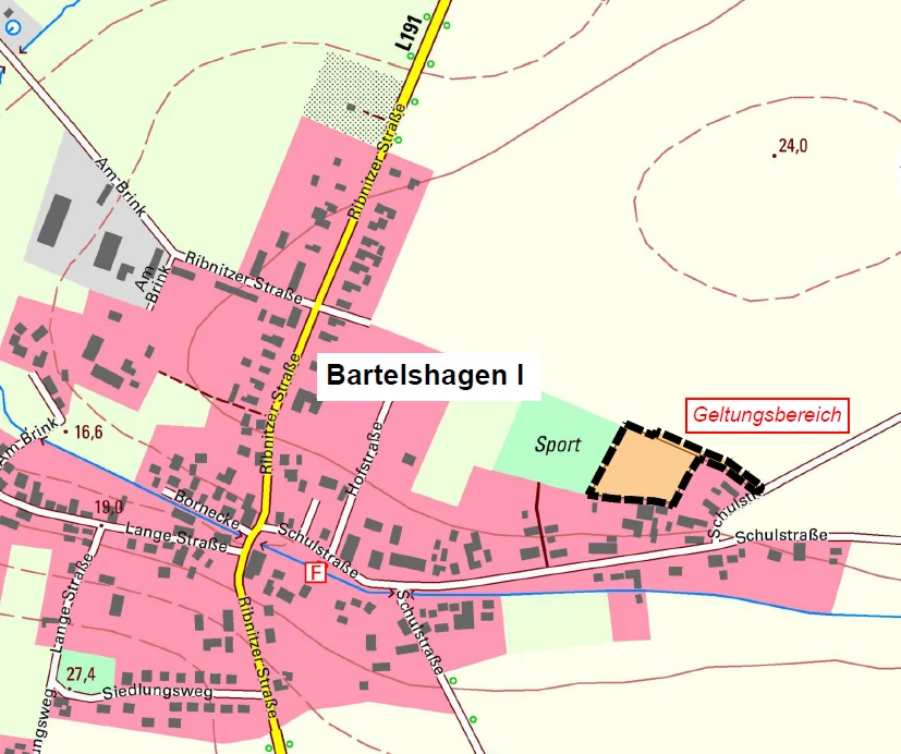 10. Änderung des Flächennutzungsplanes (im Parallelverfahren mit dem B-Plan Nr. 33 "Feuerwehr Bartelshagen I")