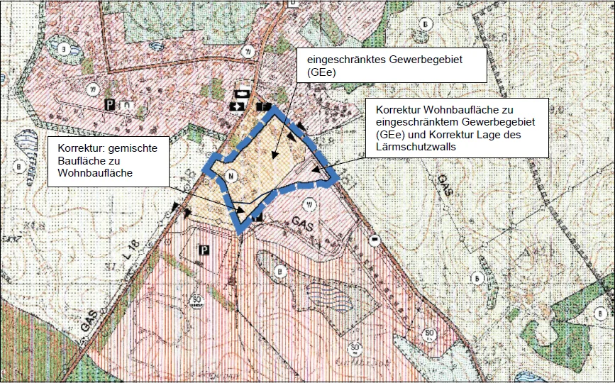 12. Änderung des Flächennutzungsplanes (im Parallelverfahren mi dem Bebauungsplan Nr. 28 "Eingeschränktes Gewerbegebiet an der Sülzer Chaussee")