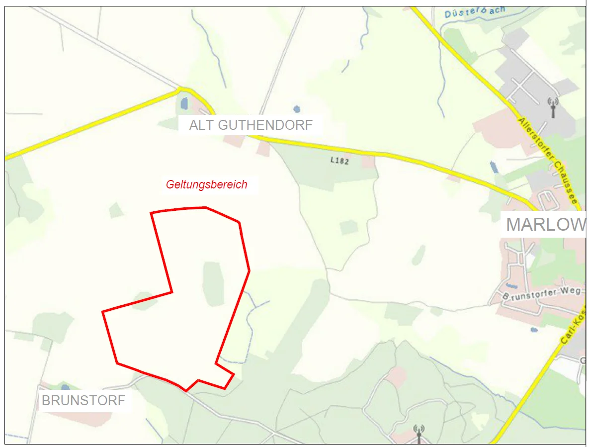 Bebauungsplan Nr. 24 "Solarpark Brunstorf" - rechtskräftig mit Ablauf des 29.11.2023