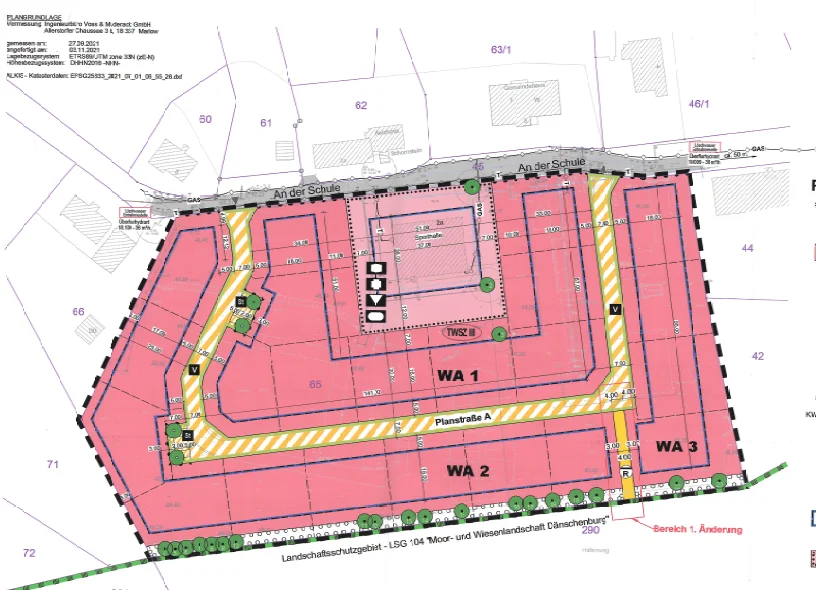 1. Änderung des Bebauungsplanes Nr. 27 "An der Schule" Ortsteil Gresenhorst - rechtskräftig mit Ablauf des 19.12.2023