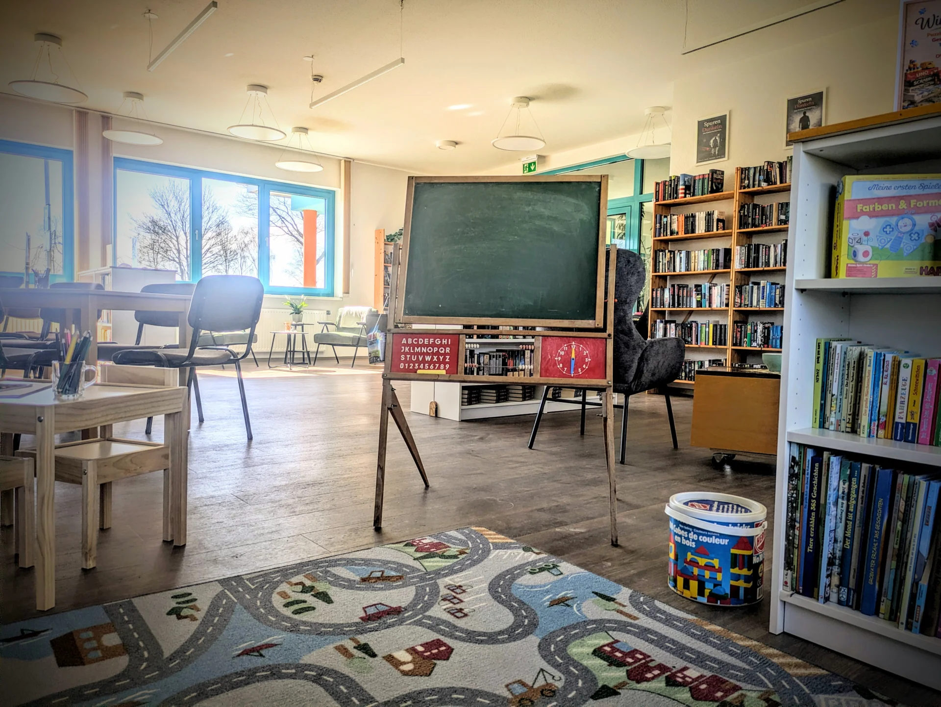 Spieleteppich & Tafel
