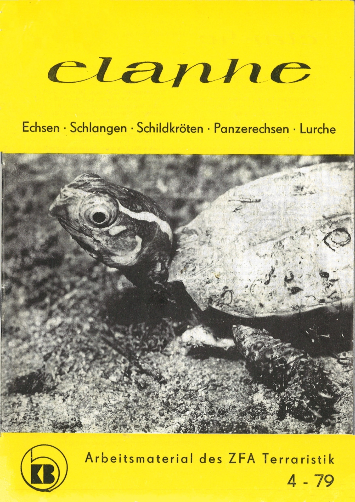 elaphe 1979-4 Titelseite ,