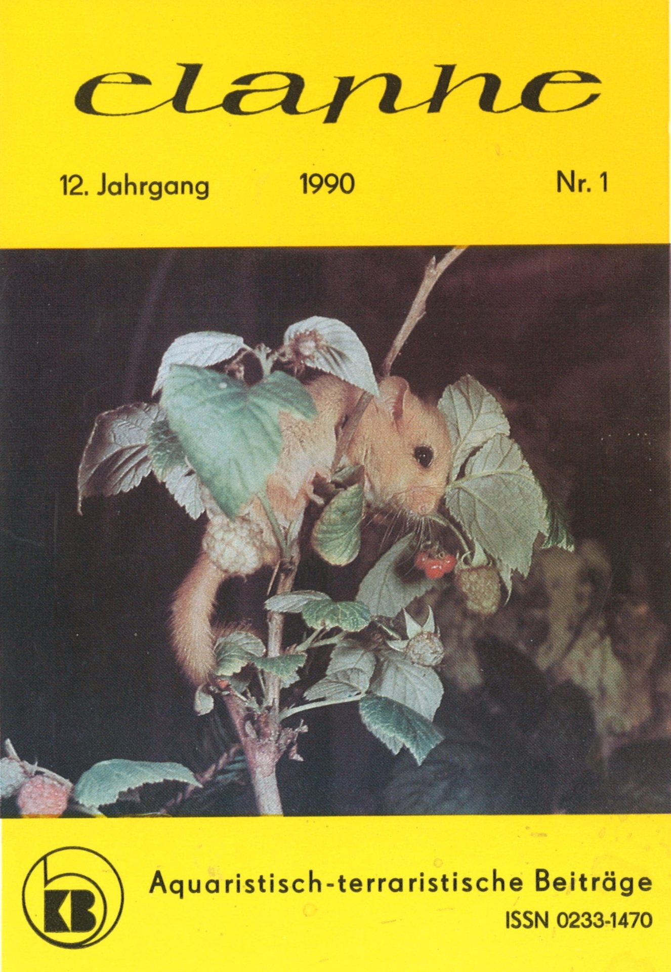 elaphe 1990-1 Titelseite
