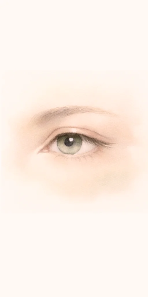 Bild zum Bereich Mut Lesen // Illustration eines menschlichen Auges