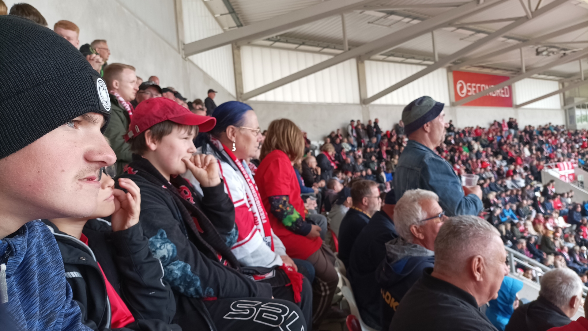 Fußballspiel des RWE