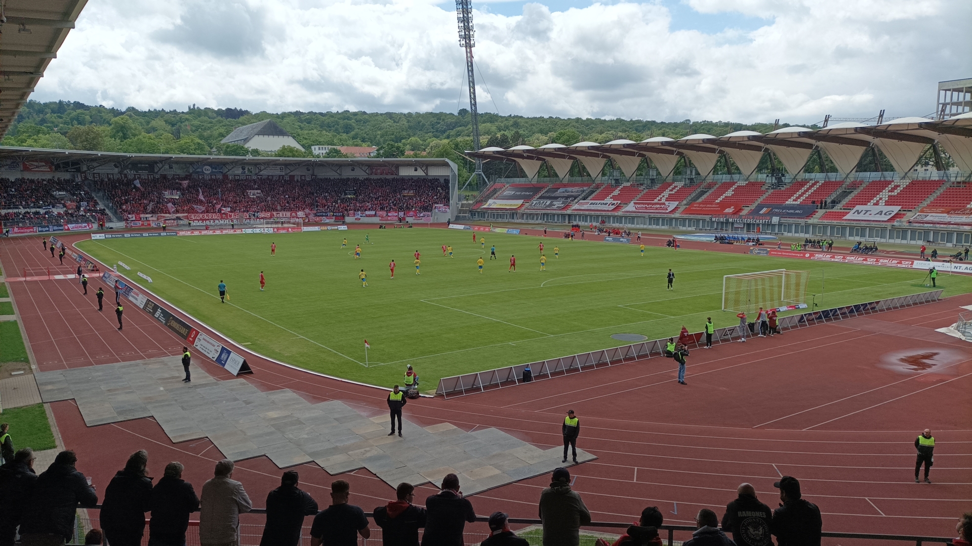 Fußballspiel des RWE