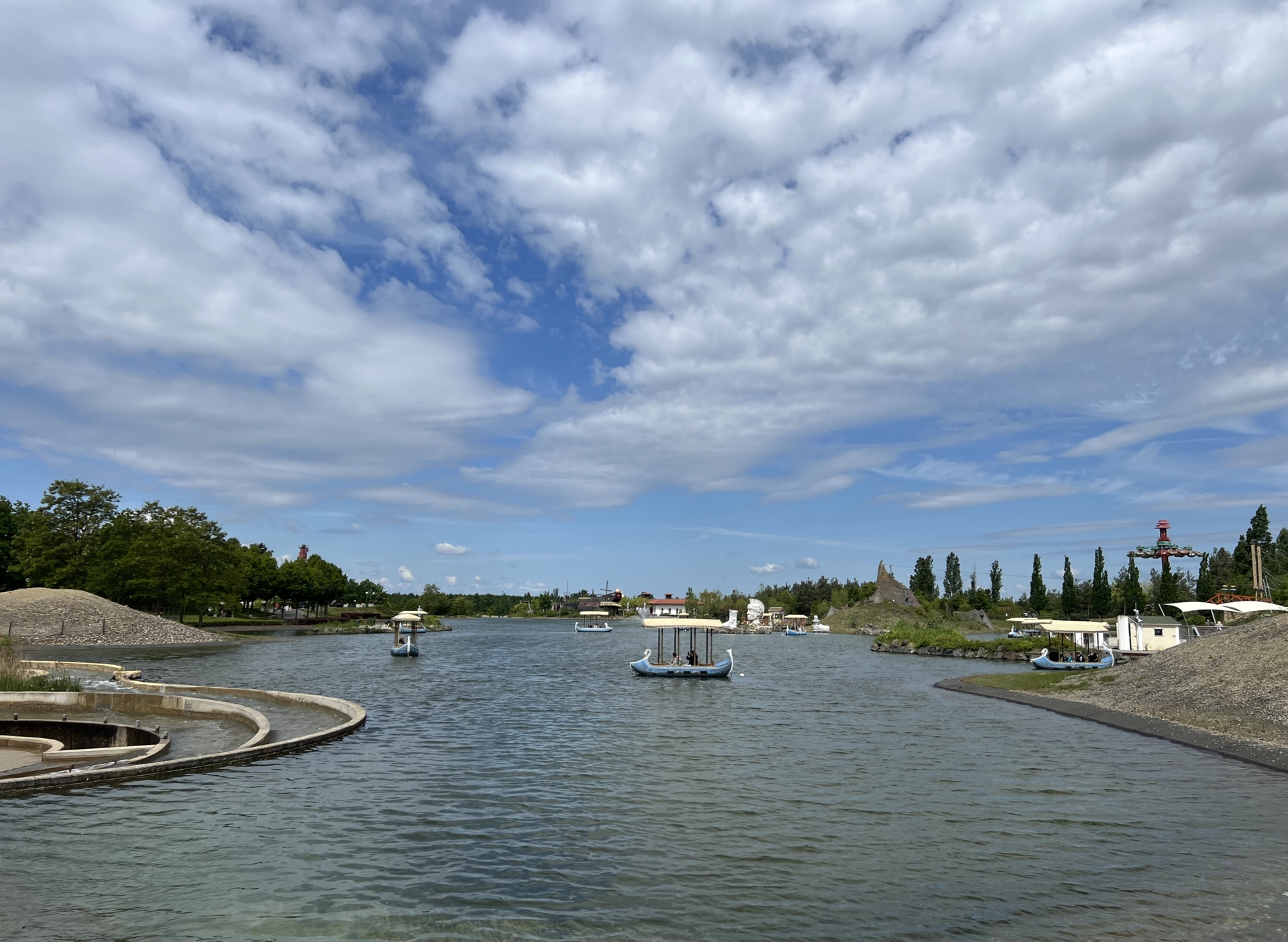 Der See für die Bootstour.