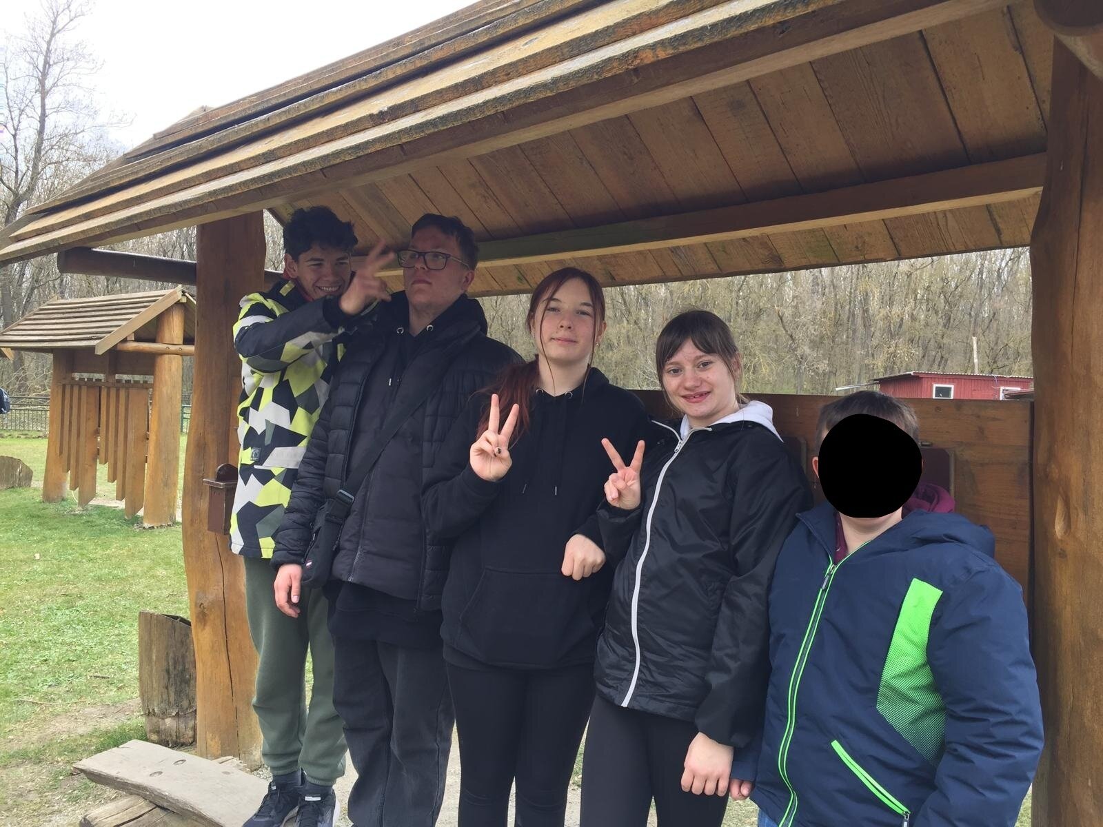 Ein Gruppenbild auf dem Possen.