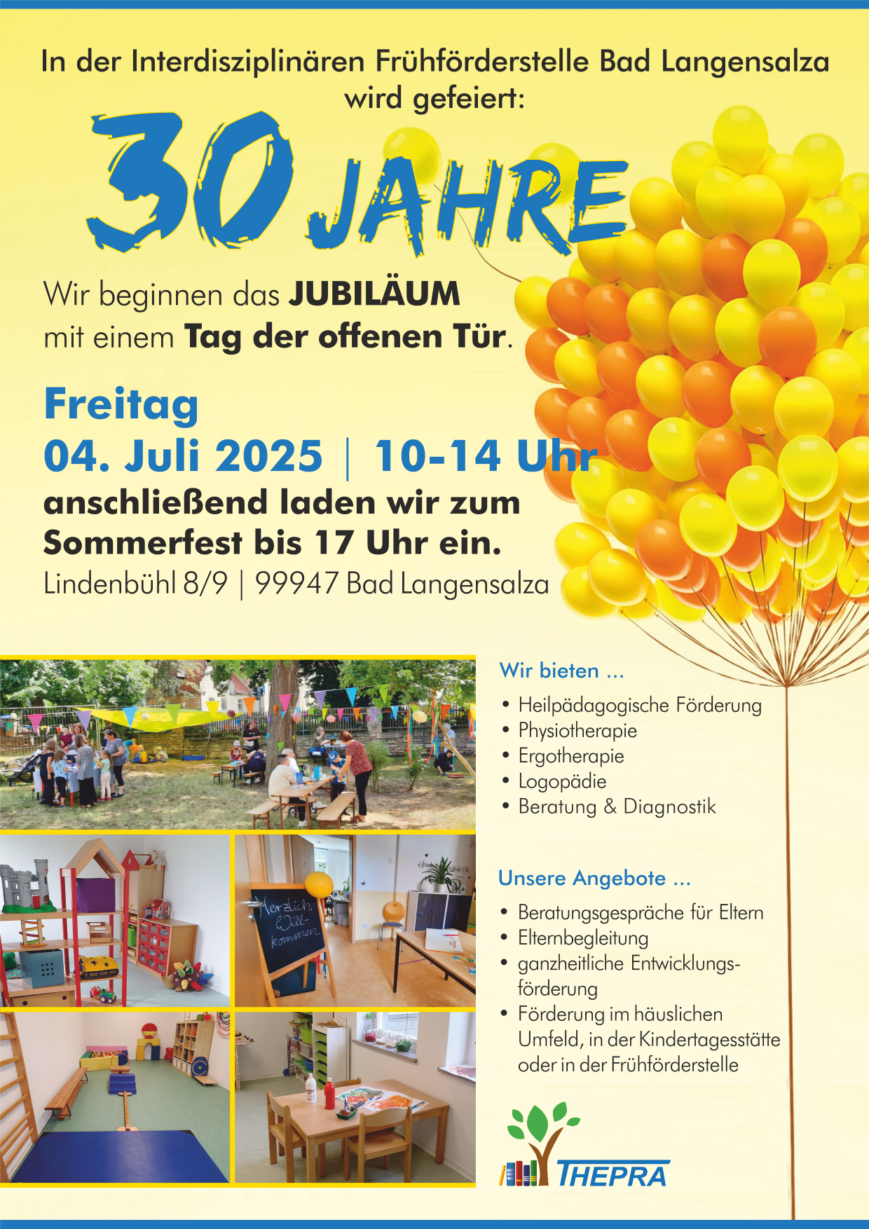 Frühförderstelle Bad Langensalza - 30 Jahre