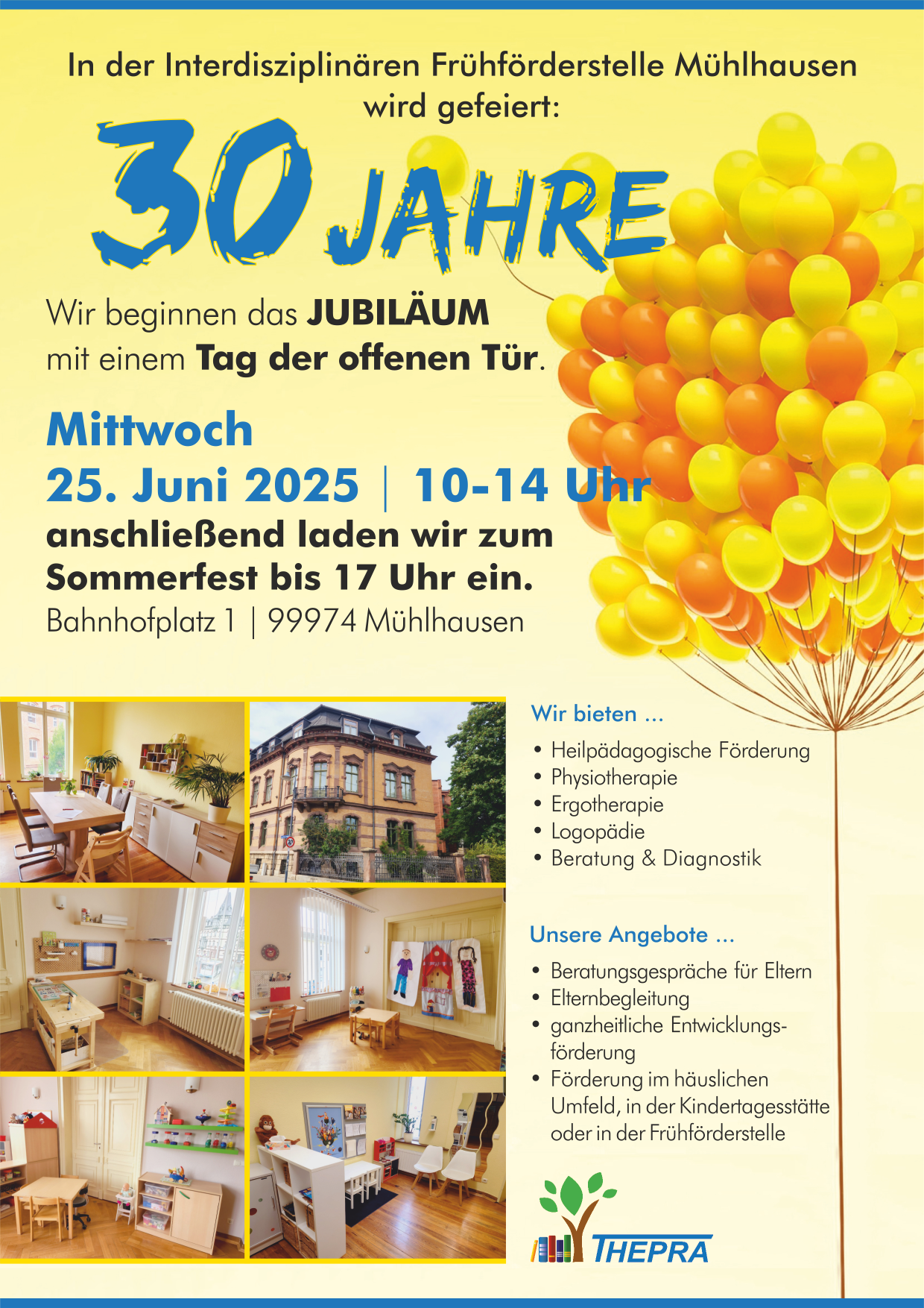 Frühförderstelle Mühlhausen - 30 Jahre