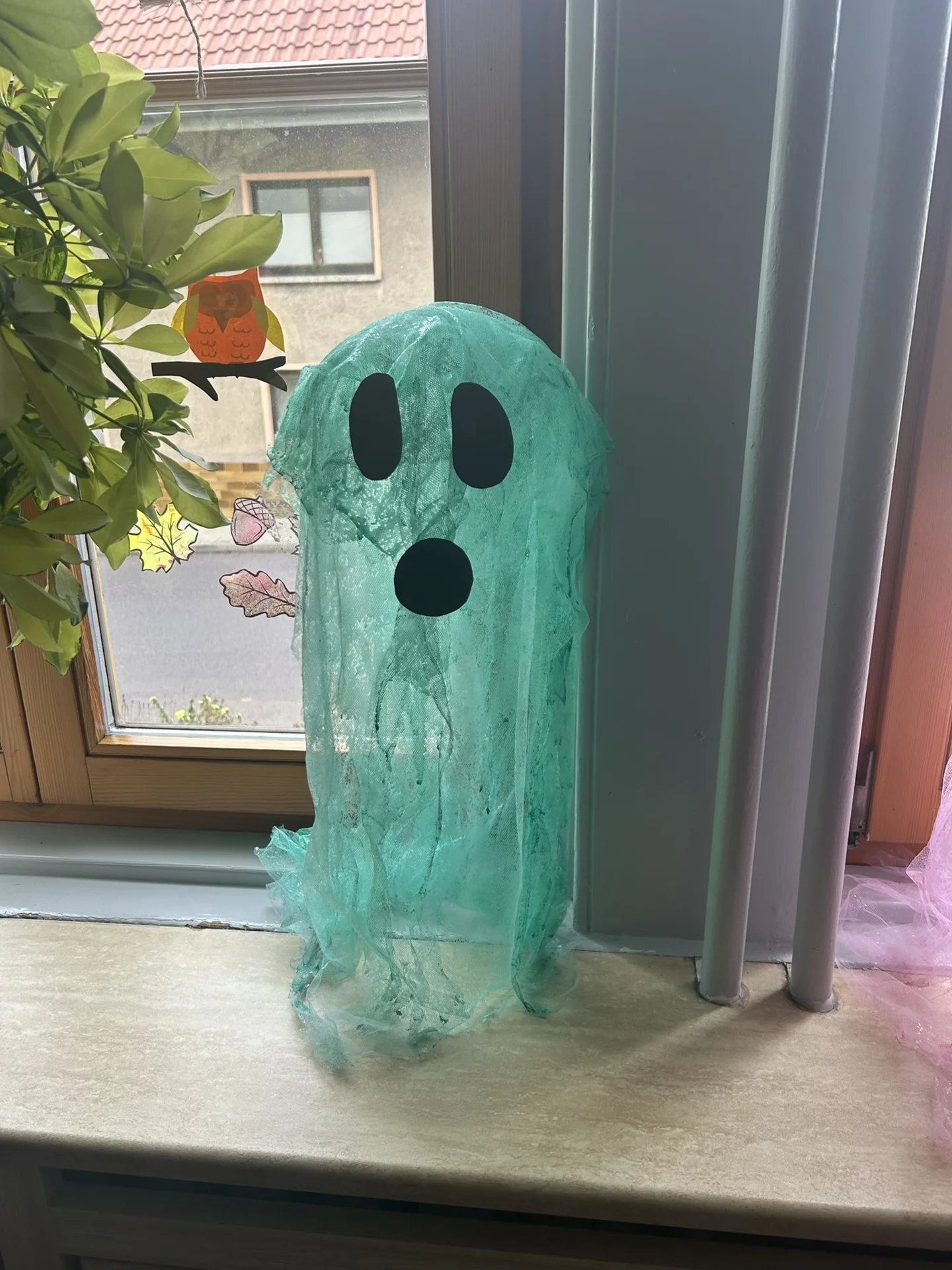 großer grüner Halloween-Geist