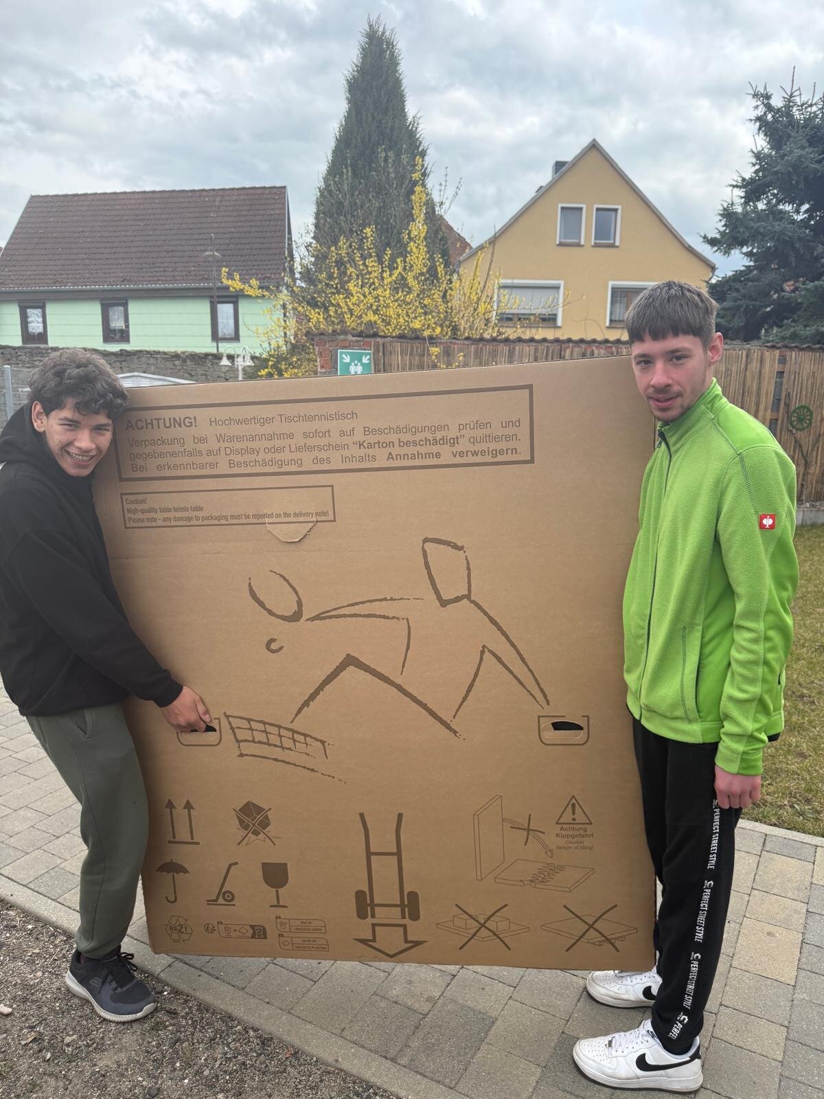 Auch das Gruppengeschenk wurde entdeckt.