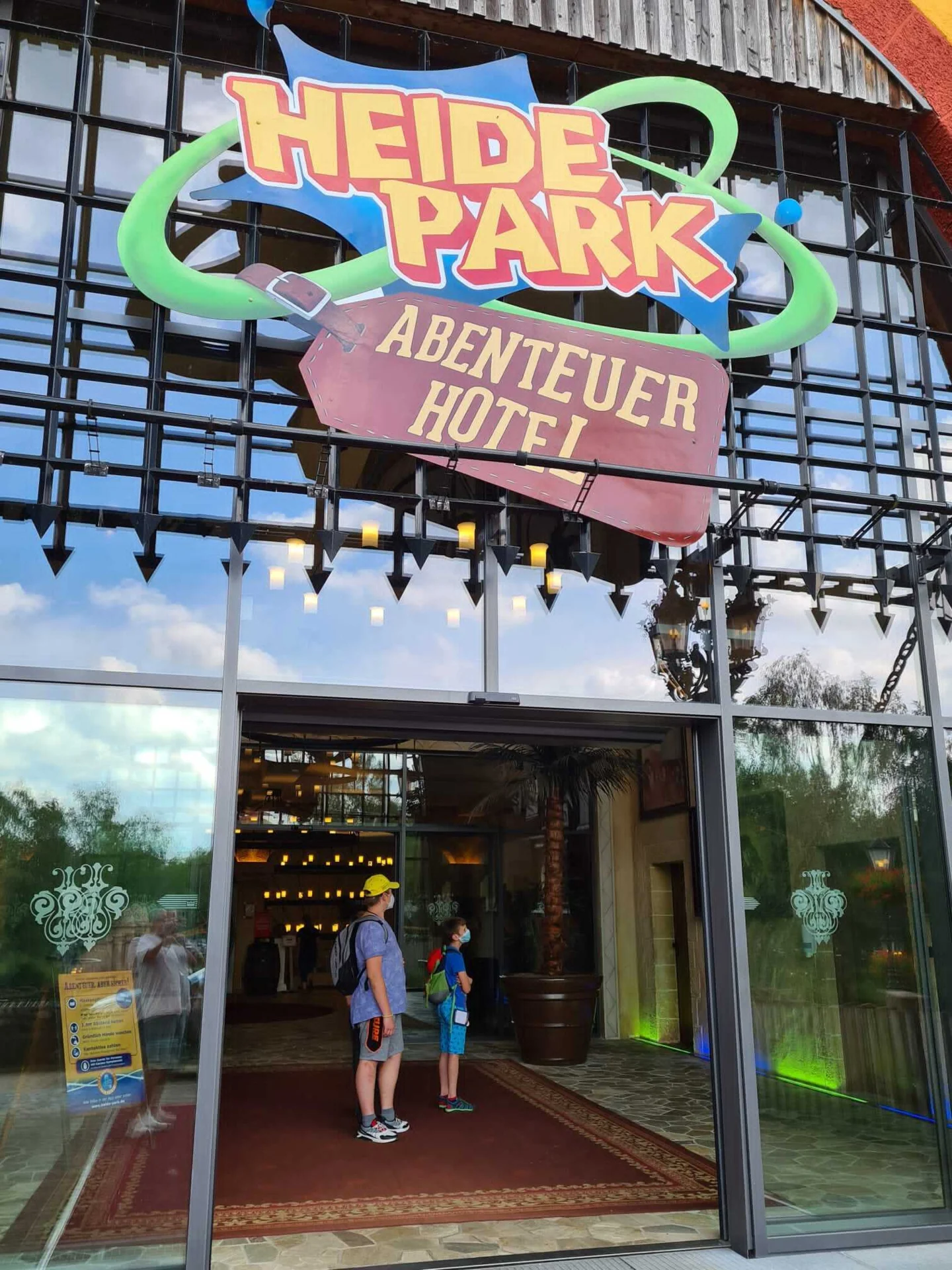 Blick ins Abenteuerhotel des Heideparks Soltau
