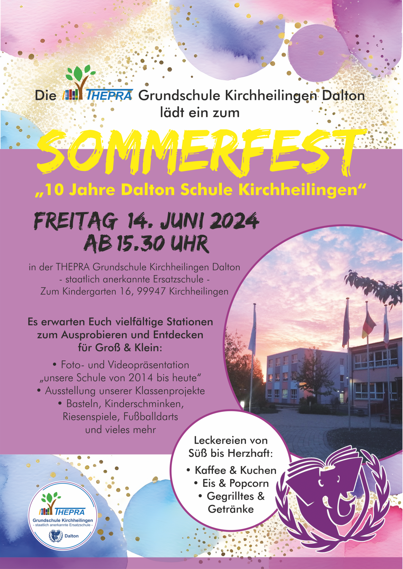 Sommerfest 10 Jahre Grundschule Kirchheilingen