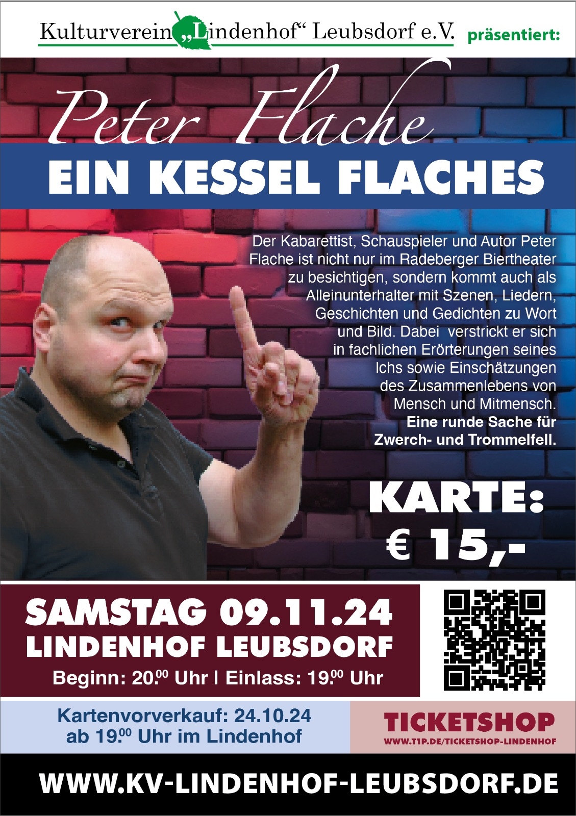 Plakat Peter Flache 2024