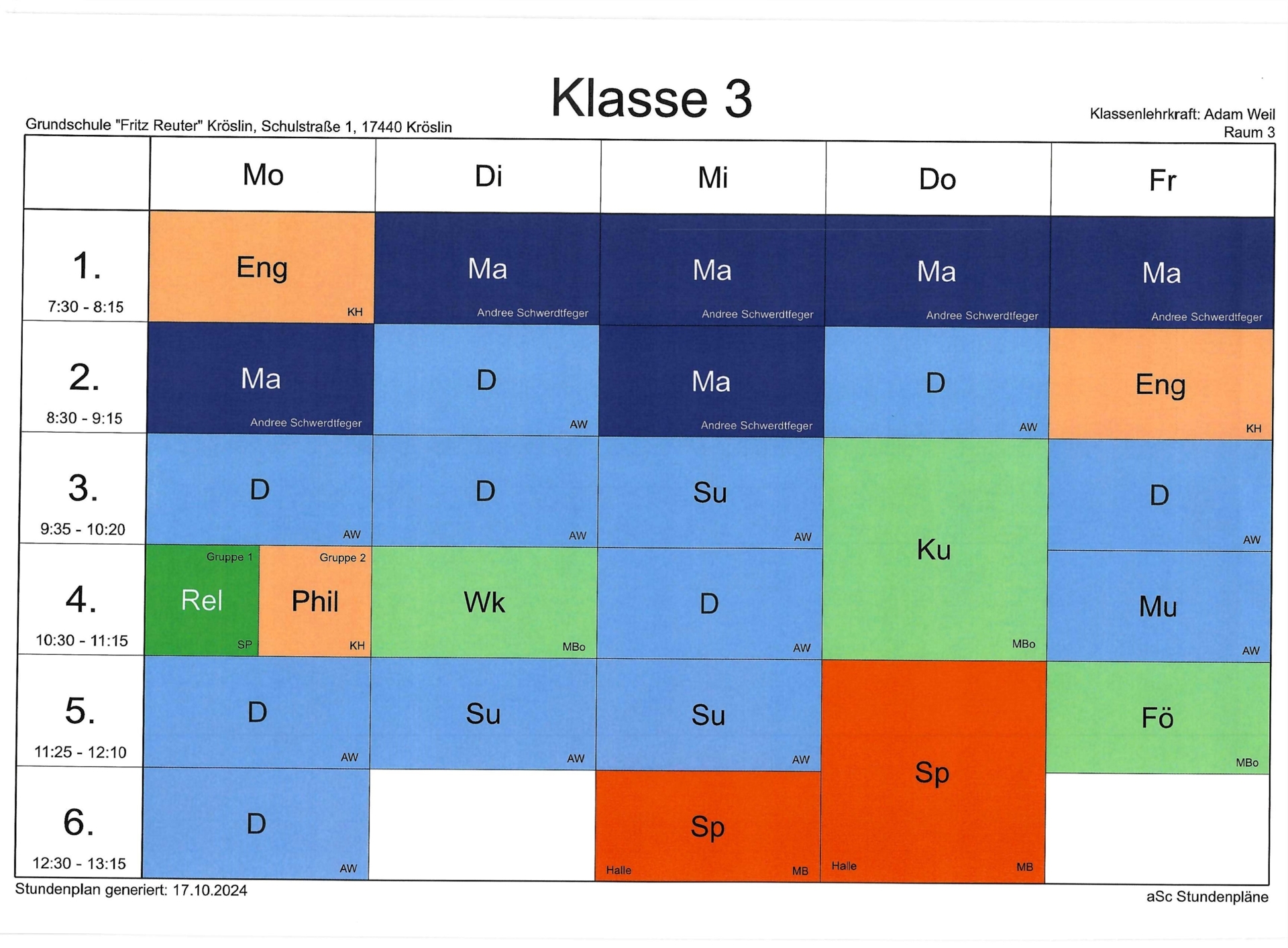 Klasse 3