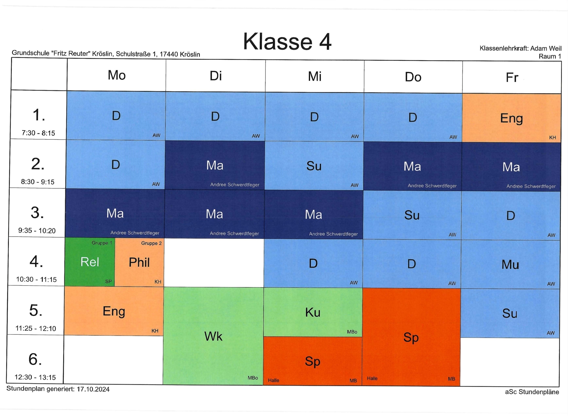 Klasse 4