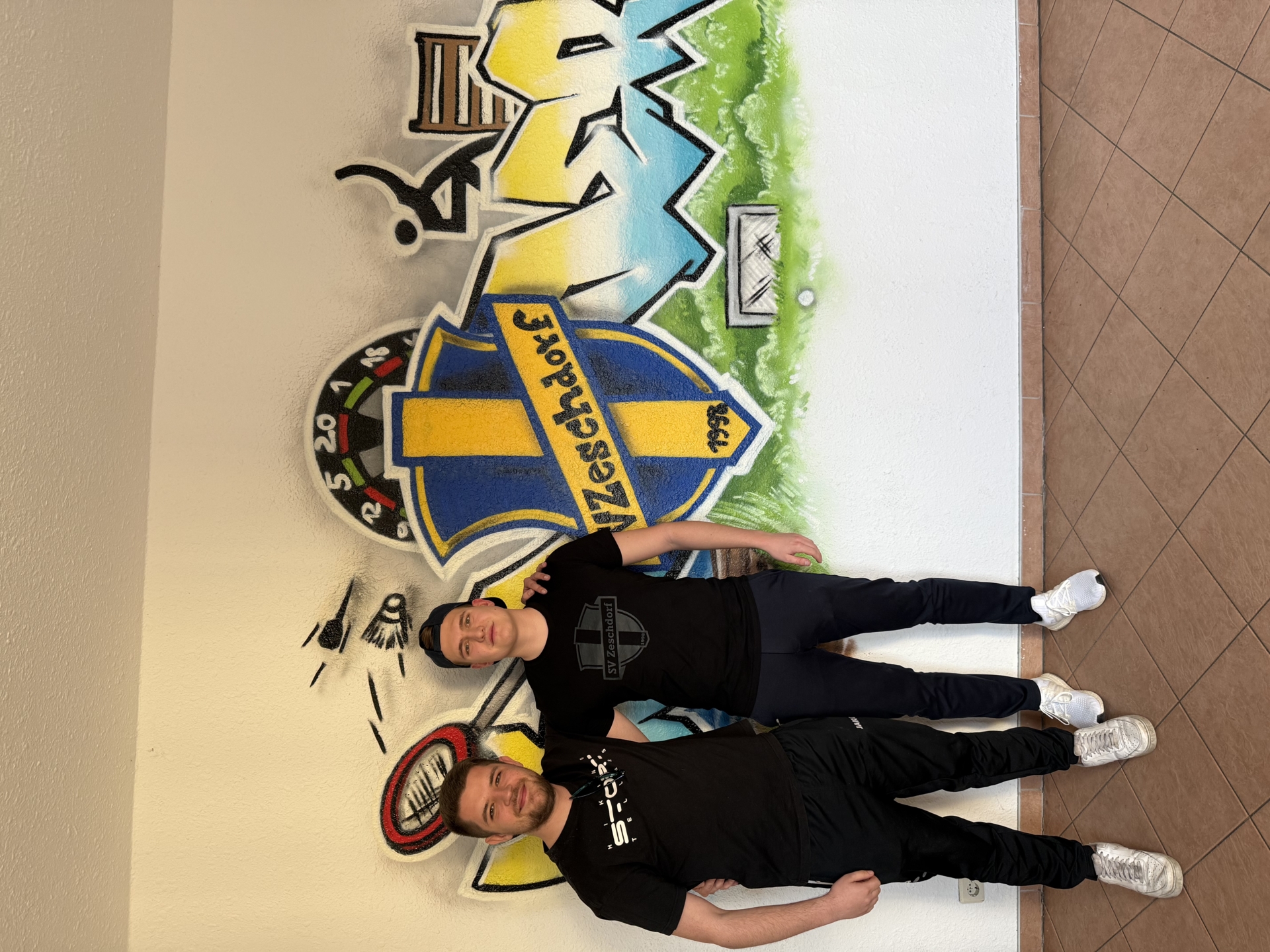 OrgaTeam: Ian (rechts), Lukas (links)