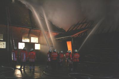Scheunenbrand in Fischbeck
