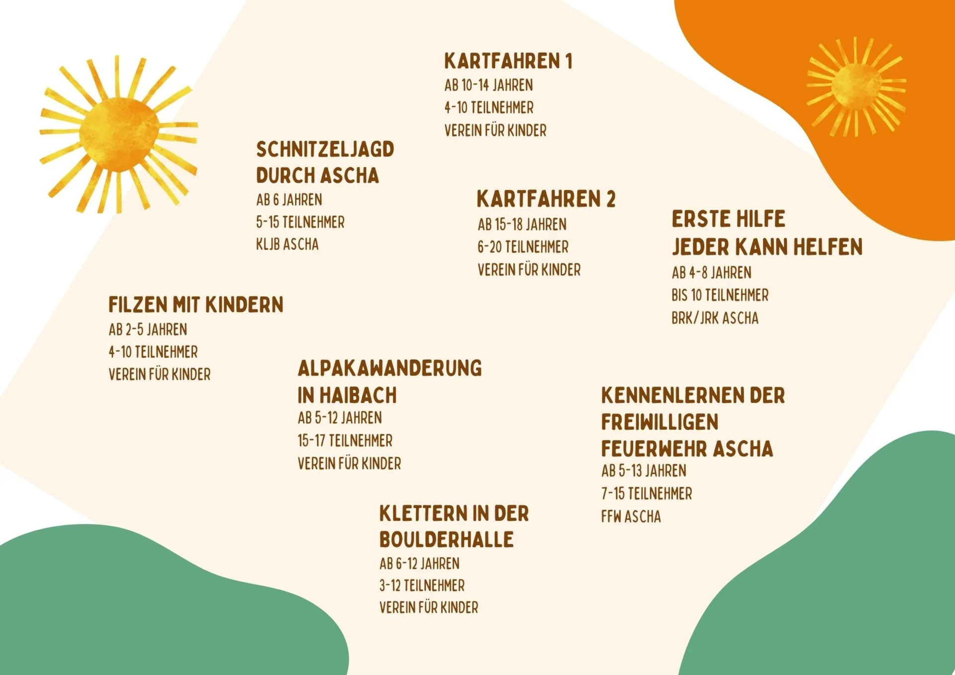 Ferienprogramm 2