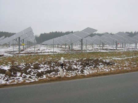 Bebauungsplan Sondergebiet Solarpark Au Anlage im Januar 2009