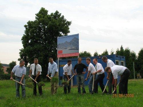 Bebauungsplan Sondergebiet Solarpark Au Spatenstich 2.Juli 2008