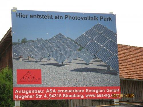 Bebauungsplan Sondergebiet Solarpark Au Tracker