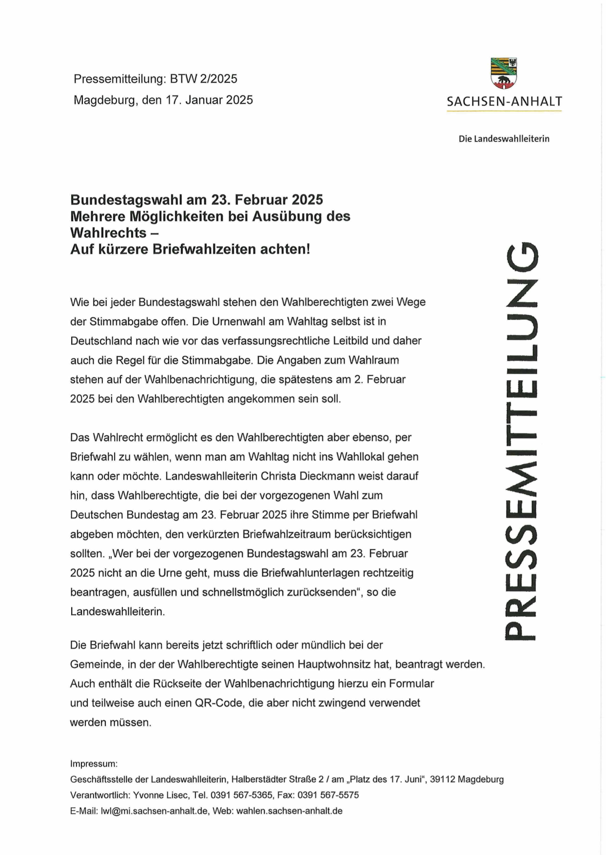 Pressemitteilung 1