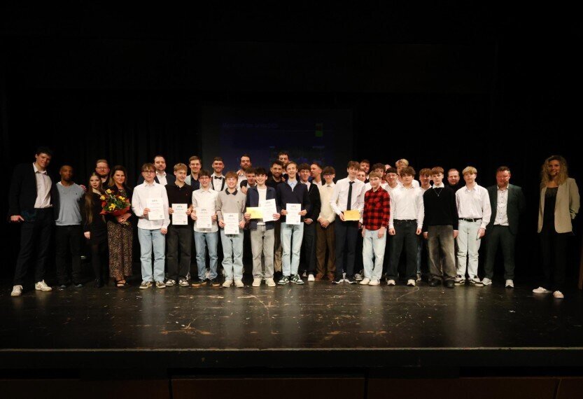 Gruppenfoto Mannschaft des Jahres 2025