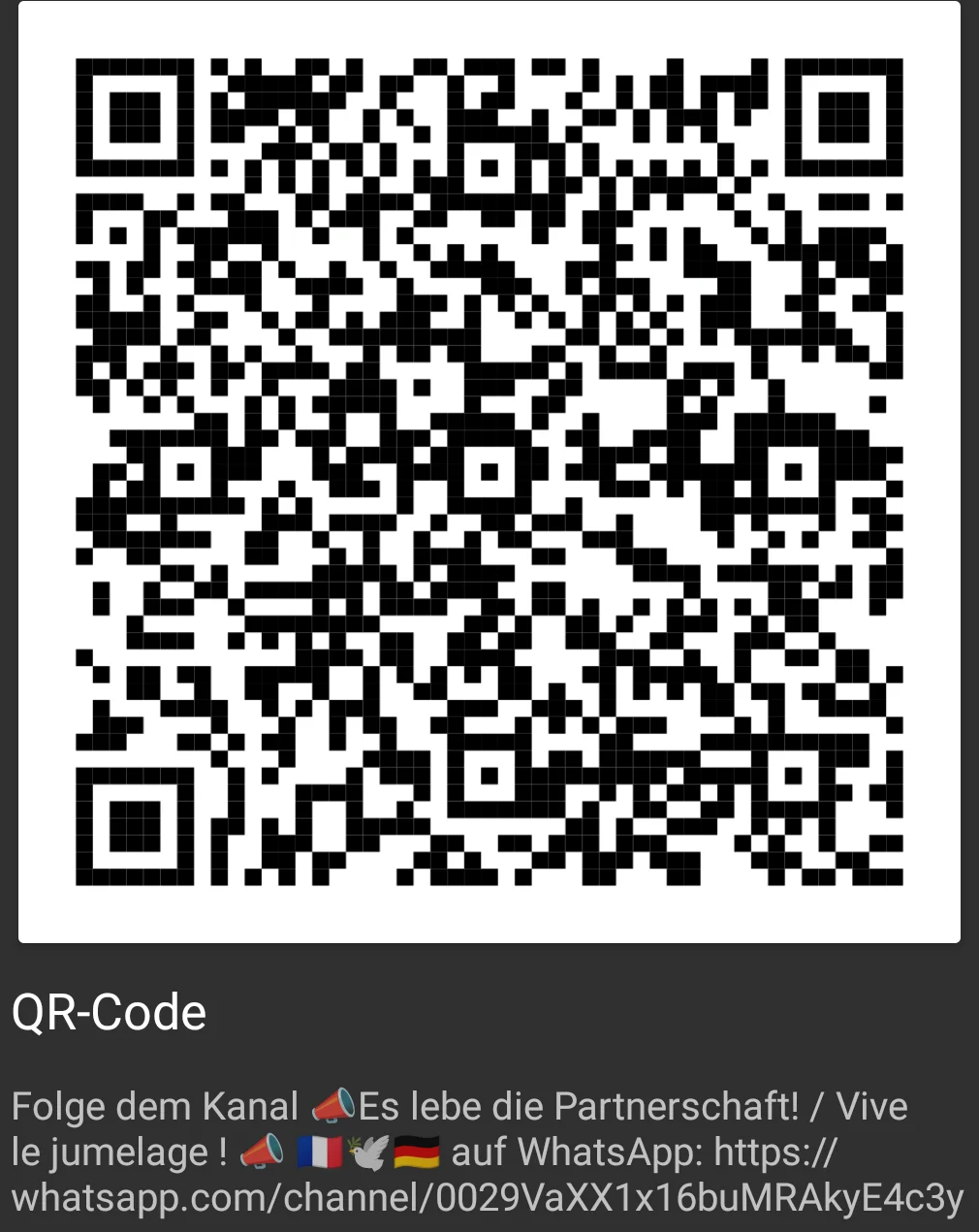 QR-Code WA-Kanal