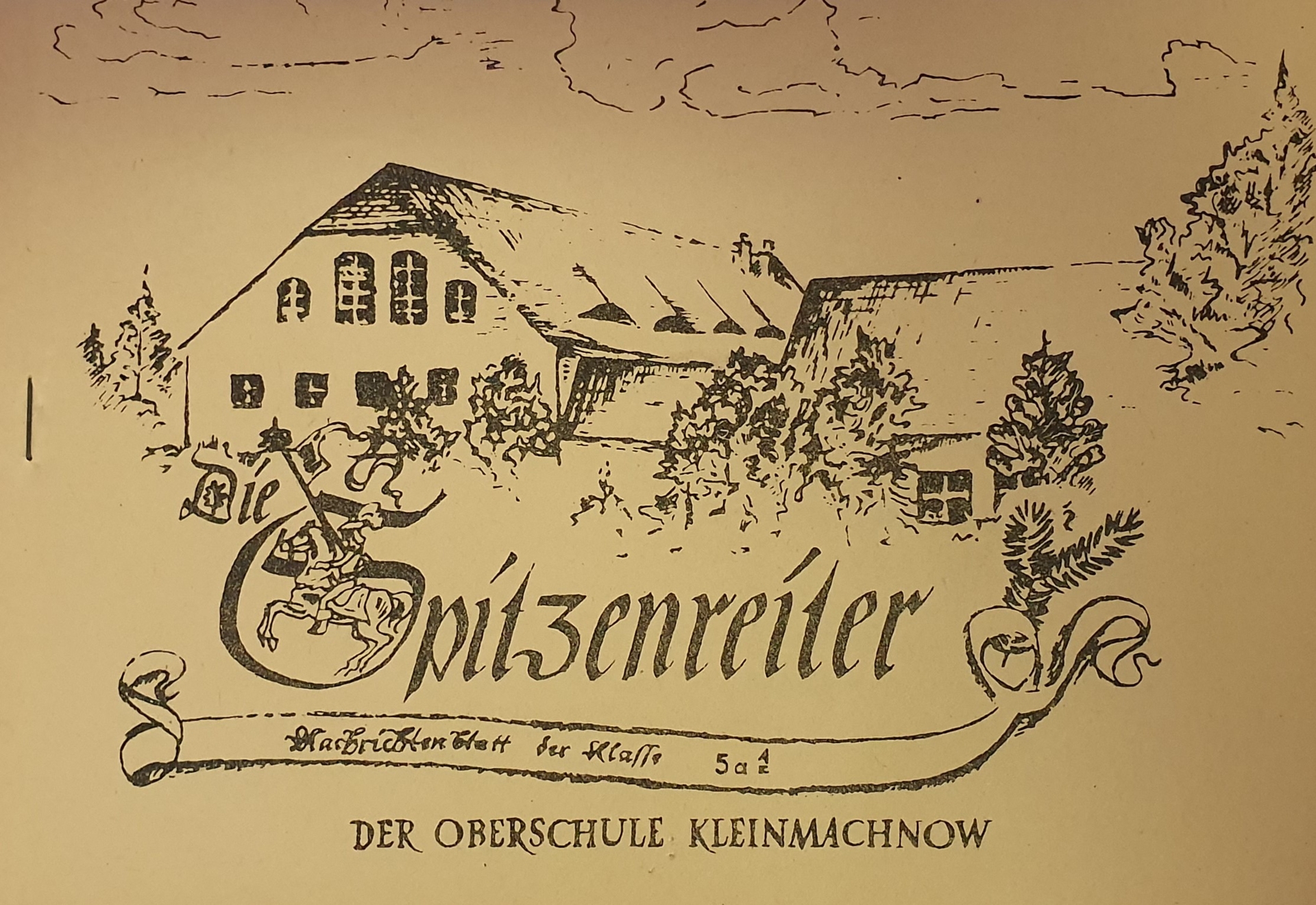 Bild: Spitzenreiter (Schülerzeitschrift, erschien erstmalig im November 1940; Archiv HKV)