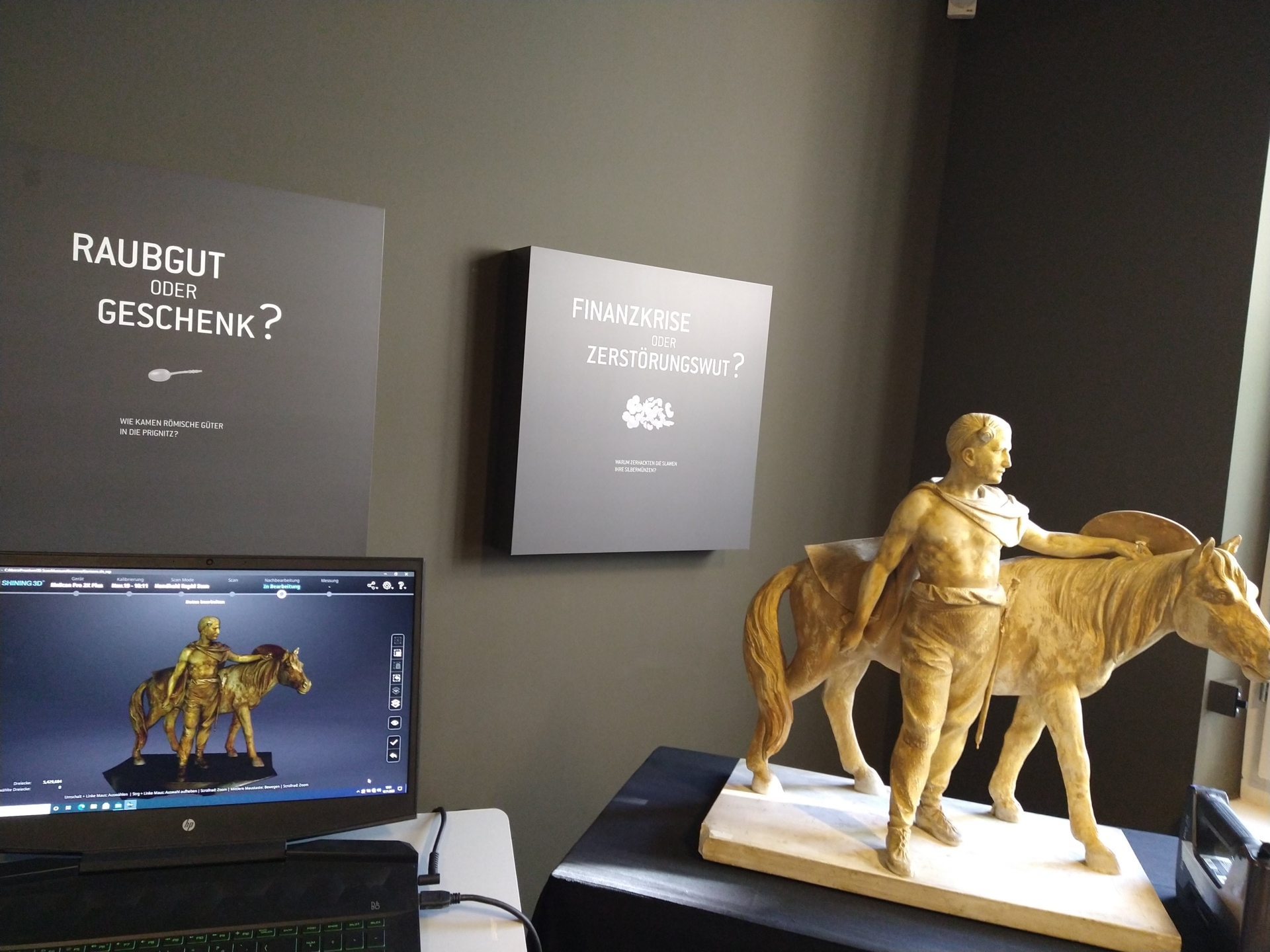 3D-Scan von Museumsobjekten | Foto: Rolandstadt Perleberg
