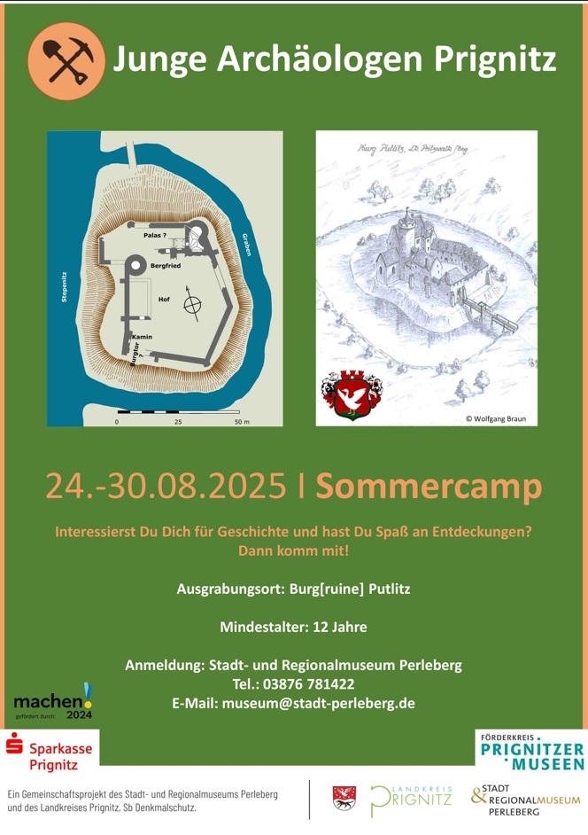 Plakat Junge Archäologen Prignitz 2025