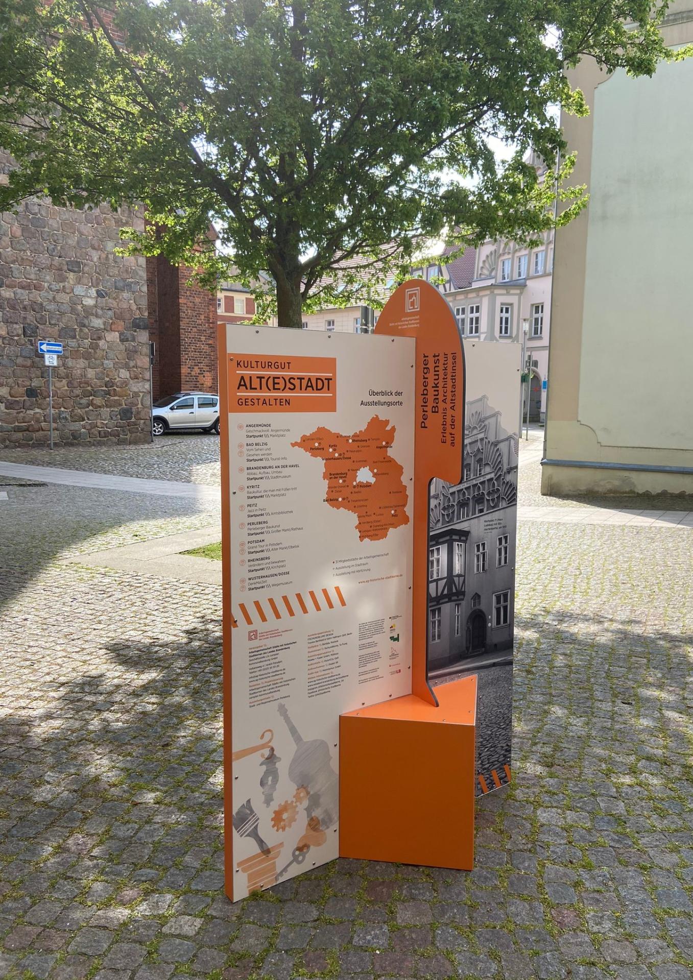 Ausstellungsmodul Kirchplatz | Foto: Stadt Perleberg