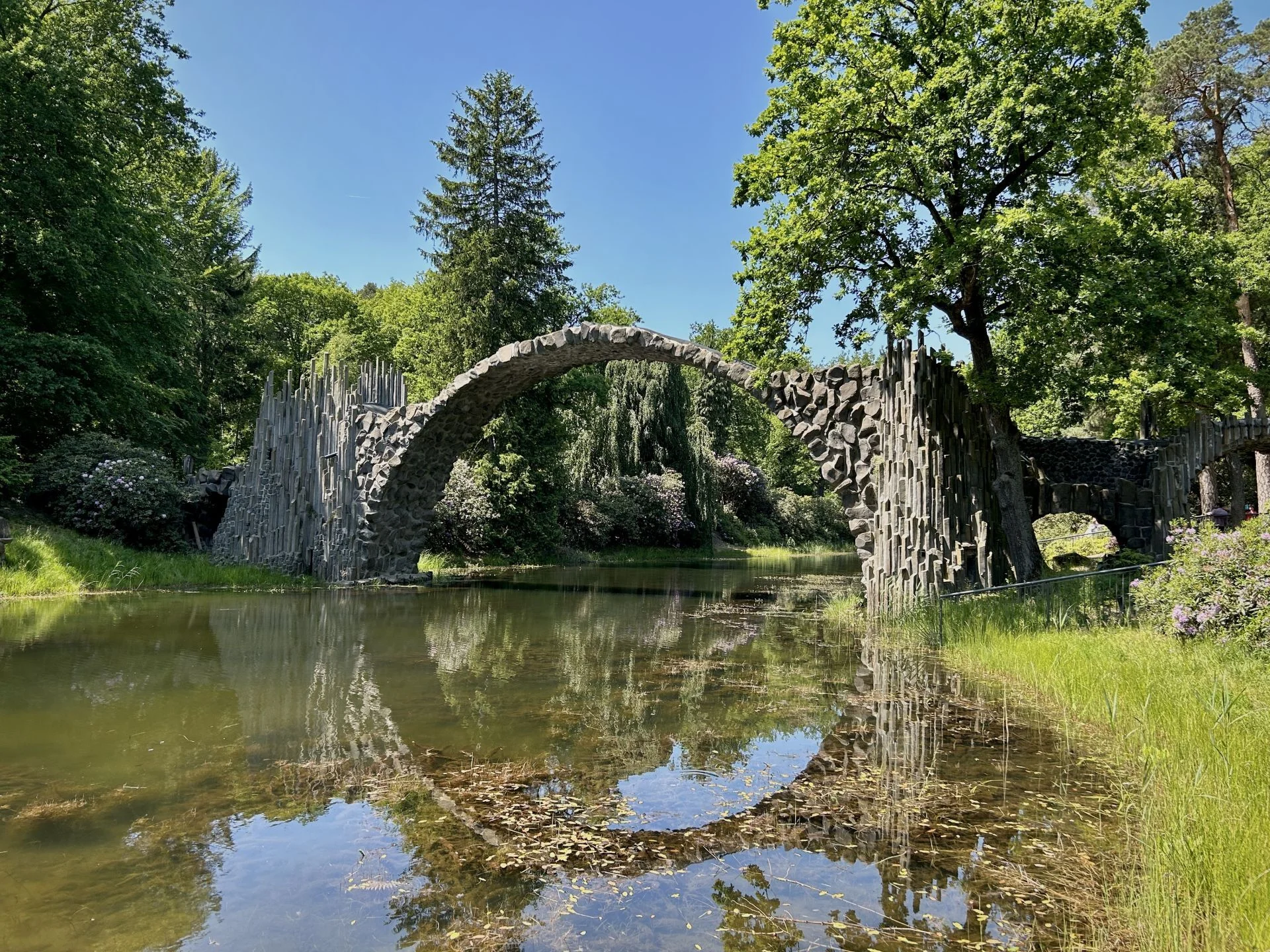 Rakotzbrücke Kromlau hinten